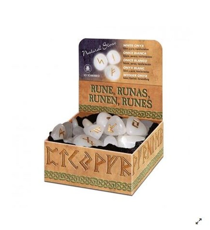 Runes en Onyx blanc Lo Scarabeo 1