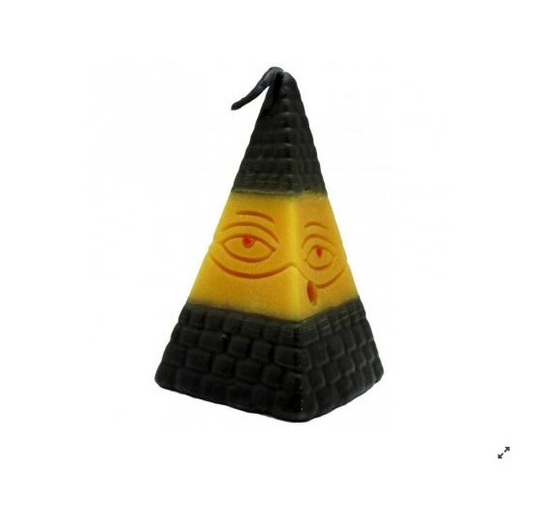 Bougie figurative Pyramide contre le négatif (simple)