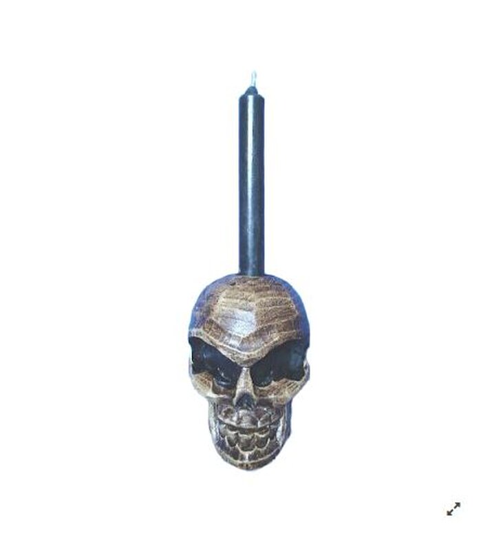 Bougeoir tête de mort