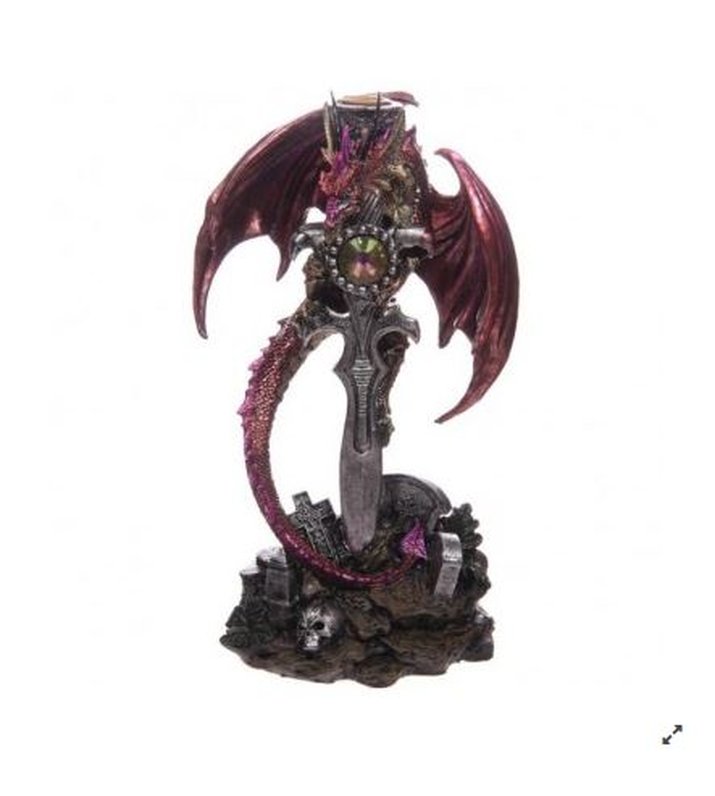 Chandelier pourfendeur de dragon Rouge - Collection Dark Legends